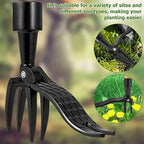 Stainless steel adjustable long handle removable weeder
