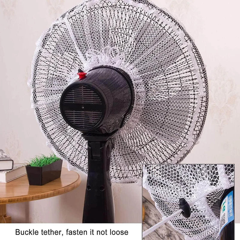 Protective net for electric fans