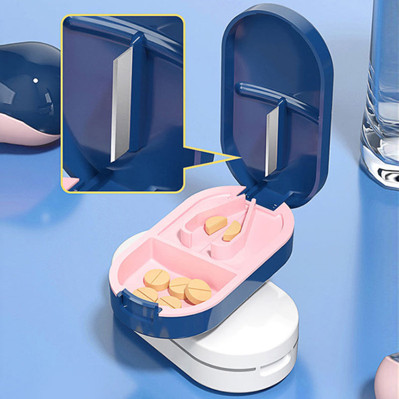 Medicine Pill Cutter Box