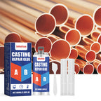 High temperature resistant metal casting repair adhesive