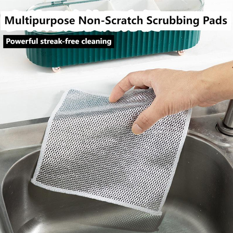 Multifunctional scratch-free wire dishcloth