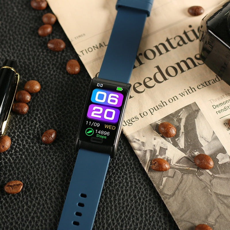 Smart Bracelet 3-Channel EKG Blood Pressure Blood Oxygen Blood Sugar Sleep Detection