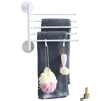Collapsible, rotating wall mount and towel holder