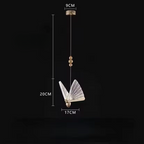 Modern Creative LED Pendant Lamp with Decorative Butterfly Design
