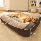 XXL Orthopedic Dog Mattress Bed with Removable Cover for Large Dogs