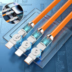 Rotating elbow data cable