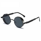 Vintage round sunglasses with UV400 protection & retro design