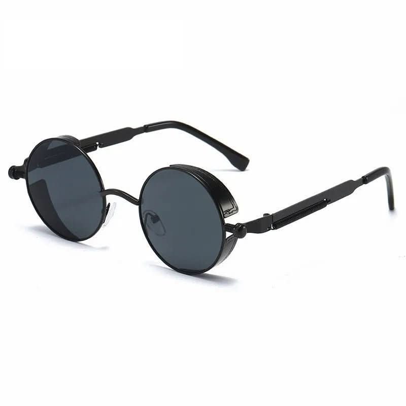 Vintage round sunglasses with UV400 protection & retro design