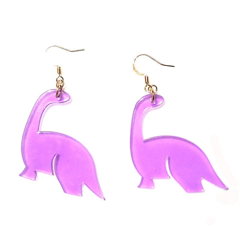 Acrylic Small Dinosaur Earrings