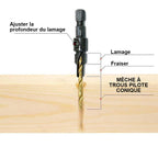 Hollow cut for wood processing (5 pieces)