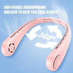 Mini portable neck fan