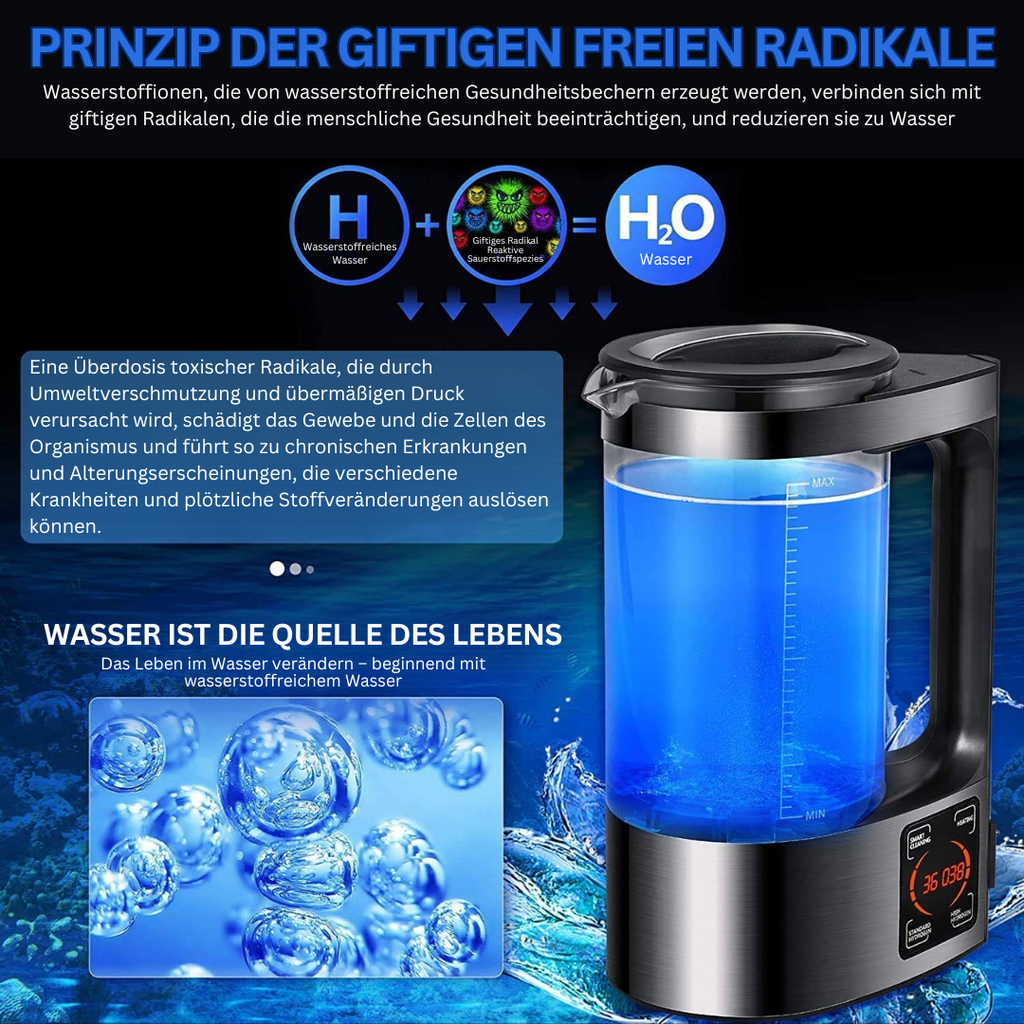 Electric Water Cleaner with Hydrogen and Alkaline Option - PureFlow