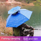 Outdoor Double-Layer Rain Umbrella Hat