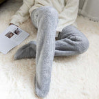 Knee warmer socks