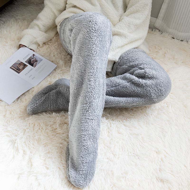Knee warmer socks