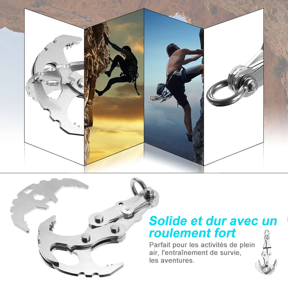 Ciaovie Collapsible Gravity Hook Made of Stainless Steel