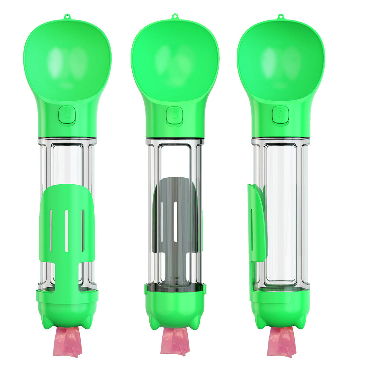 Portable 500ml Pet Water Bottle with Travel Bag