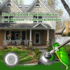 Round Twist Wire Wheel Brush for Brushing / Weed Cutting