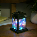 Solar LED Lantern with Fairy Lights – Decorative Garden Lamp for Outdoors and Terrace