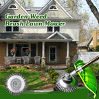 Garden weed brush lawn mower