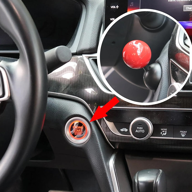 Auto Motor Start Stop Button Joystick Full Metal Ball-Stick