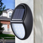 Solar LED Outdoor Wall Light with Motion Sensor and Weather-Resistant Housing