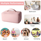 Water-Resistant Travel Cosmetic Bag with Large Capacity