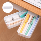 Swivel Under-Desk Drawer with Double-Layer Storage