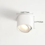 Origo Minimalistic LED Ceiling Light - Adjustable Round Recessed Lamp