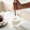 Handheld Rechargeable Electric Milk Frother / Foam Maker with Stainless Whisk, for Bulletproof Coffee, Latte, Cappuccino, Hot Chocolate and More
