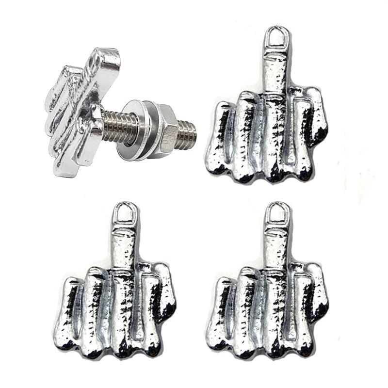 Funny Metal Finger Bolts (4 pieces)