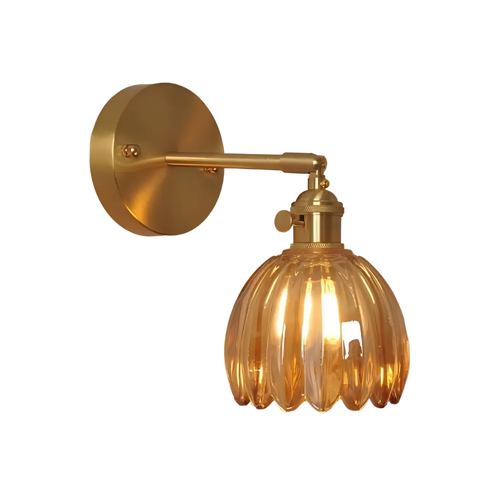 GlowForge - Stylish Wall Lamp with a Metallic Finish