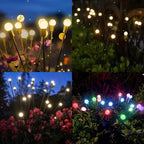 Solar Garden LED Firefly Plug Light