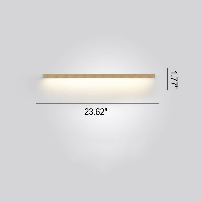 ZenBeam Japanese LED Wall Light | Solid Wood Design | Modern Accent Lighting