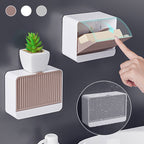 Soap dish with lid
