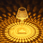 Crystal table lamp