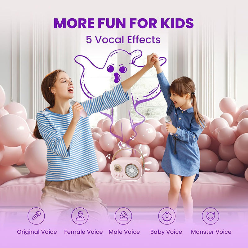 Portable Bluetooth speaker with wireless microphone