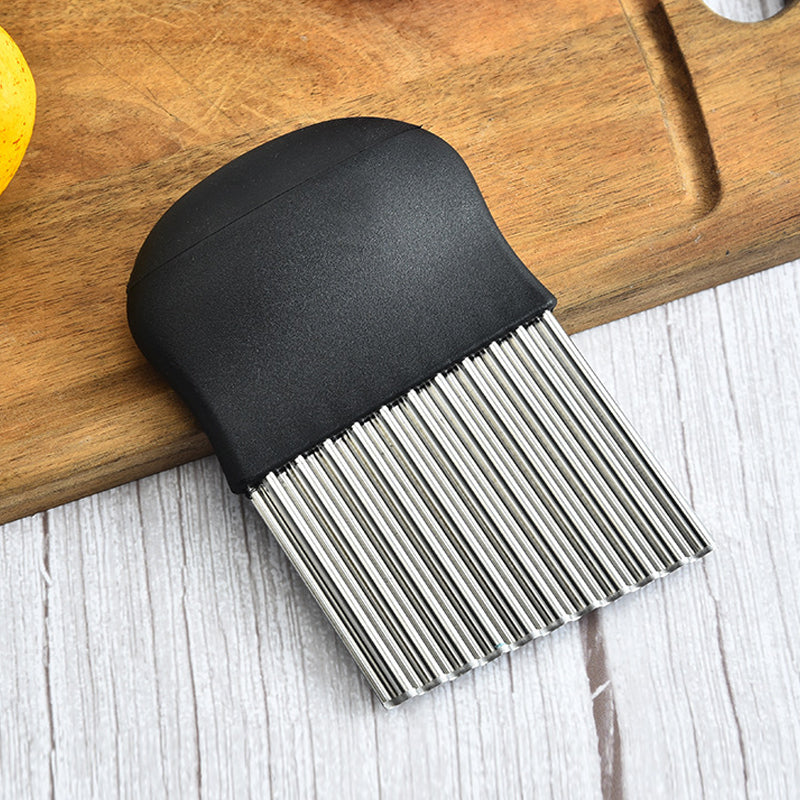 Stainless Steel Potato Wavy Cutter Knife