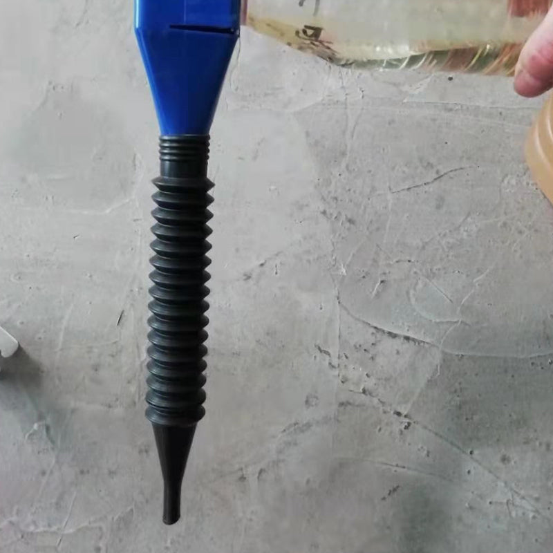 Flexible Funnel for the Draining Tool