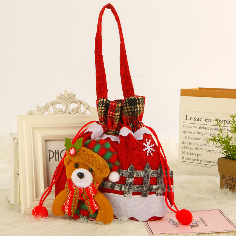 Christmas gift bag zipper design