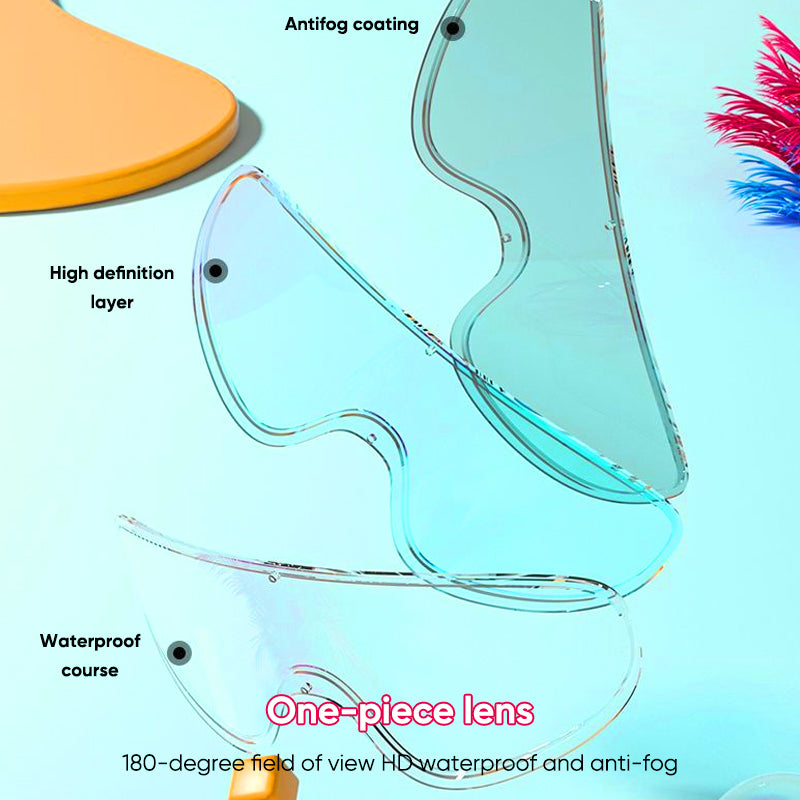 HD large frame waterproof and anti-fog swim goggles