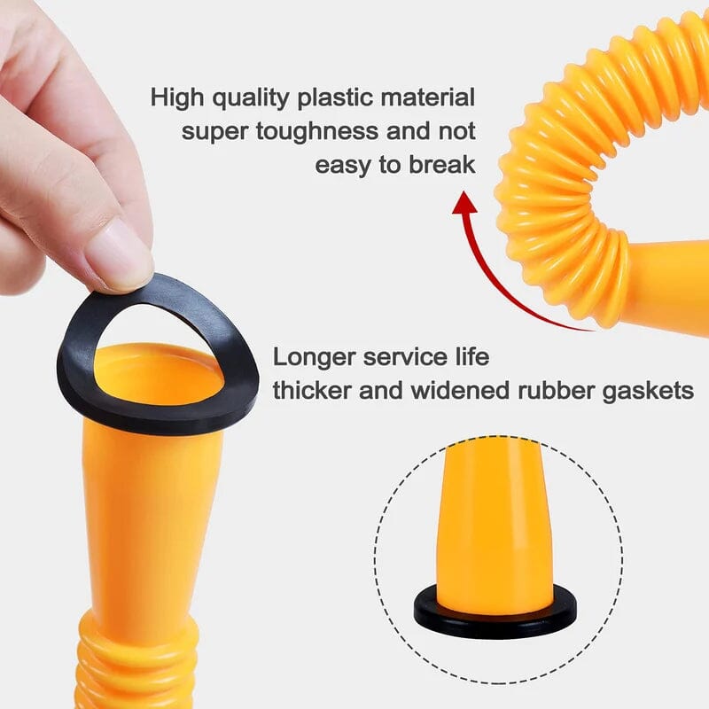 Upgrade Replacement Fuel Can Spout with Flexible Nozzle
