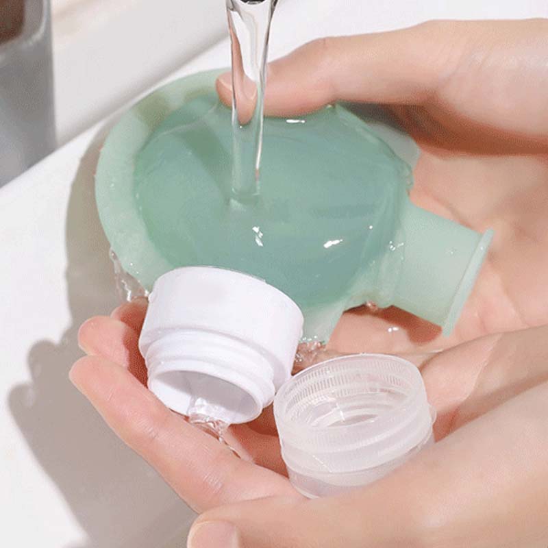 Portable Silicone Travel Bottle with Large Diameter