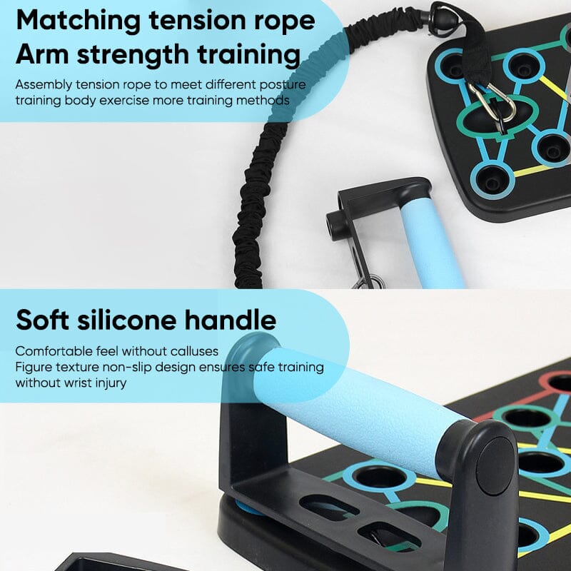 Folding Push-Up Multi-Muscle Trainer
