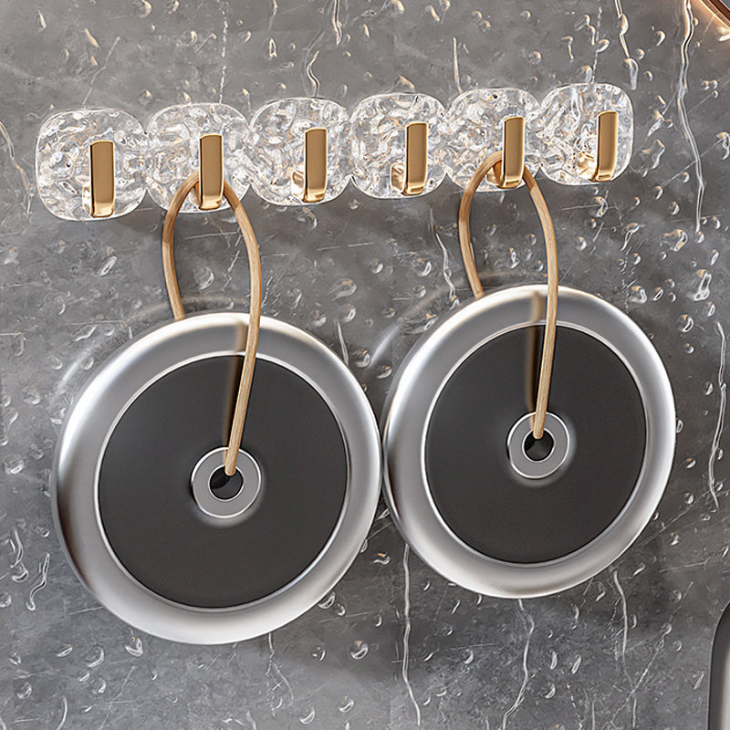 Glacier pattern drilling-free hook