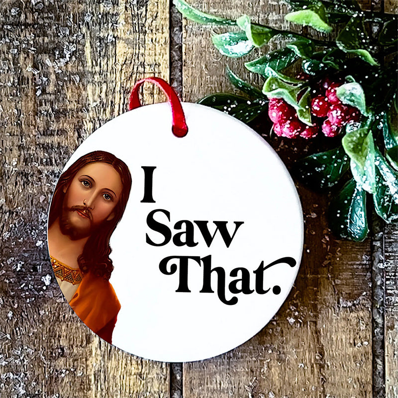 Funny Christmas tree ornament gift