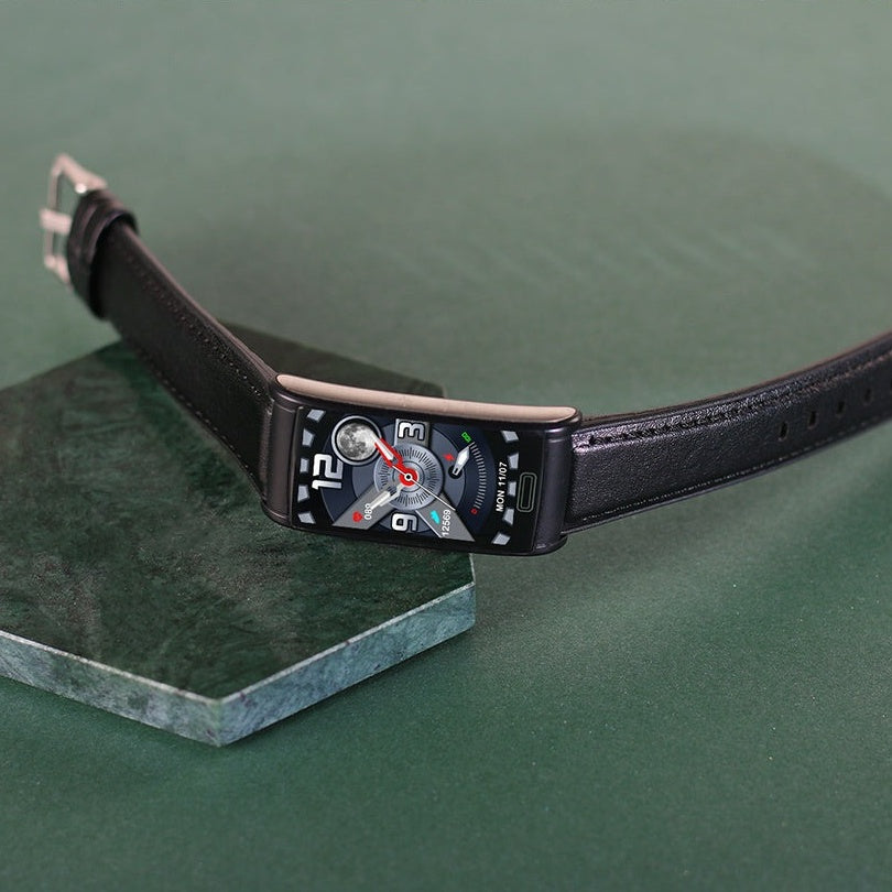 Smart Bracelet 3-Channel EKG Blood Pressure Blood Oxygen Blood Sugar Sleep Detection