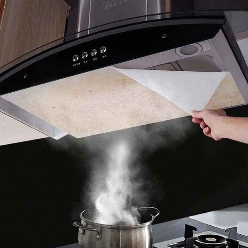 Cooker hood oil-absorbing filter cotton