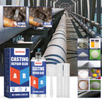 High temperature resistant metal casting repair adhesive