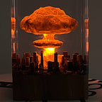 Resin lamp with explosive bombs